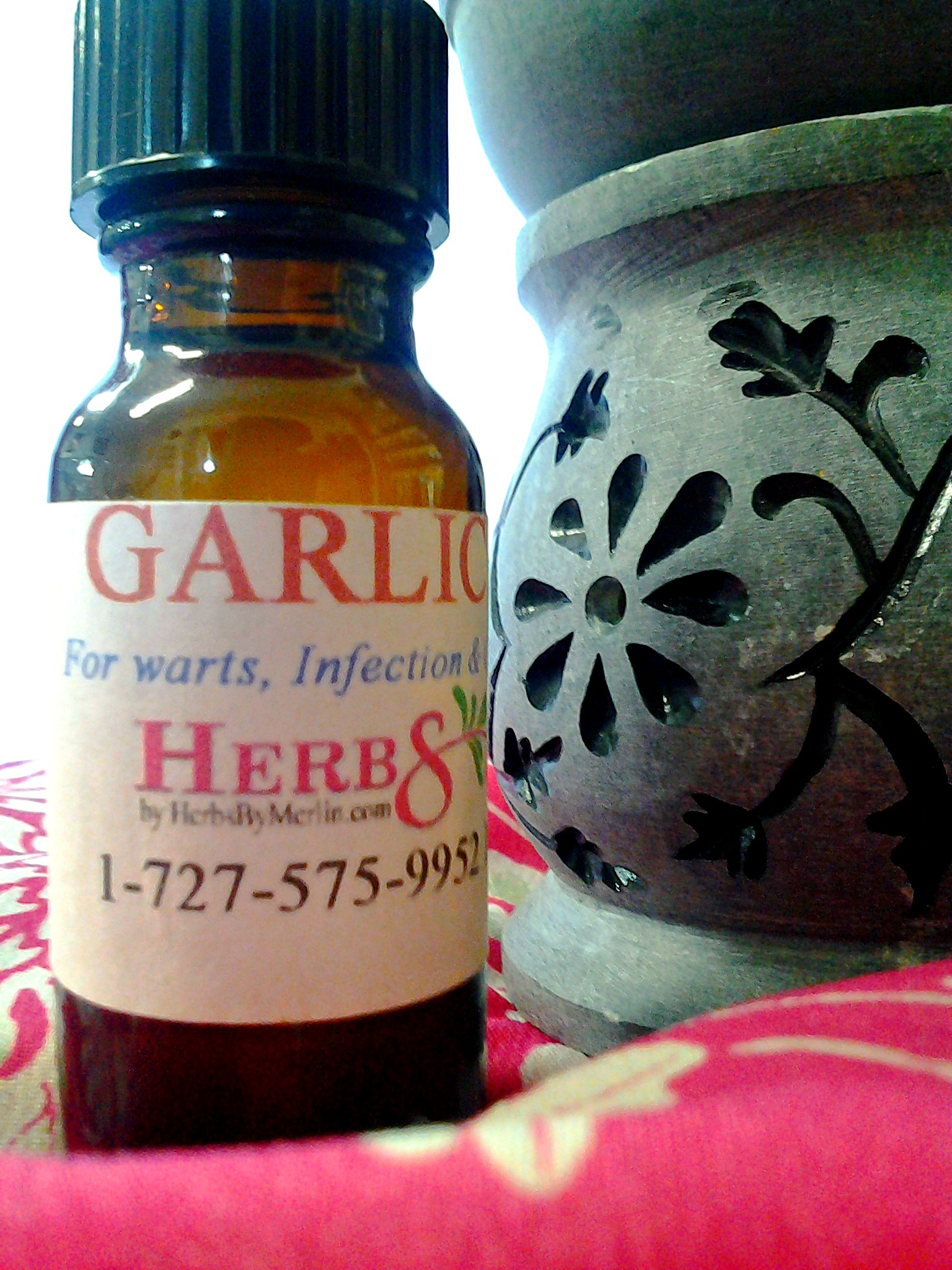 Garlic Infused Oil 1/2 Ounce (Allium sativum)